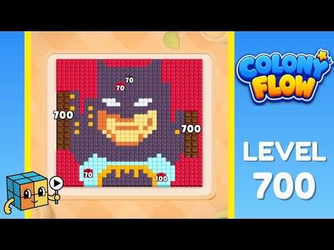 Colony Flow Level 700 (Super Hard) Walkthrough Solution
