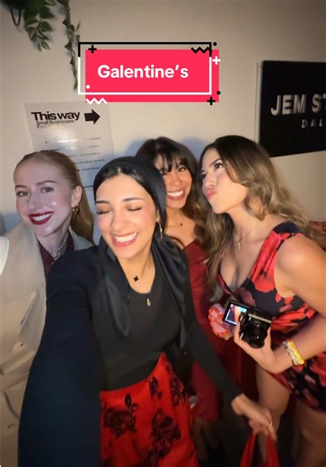 Last galentine’s party of the szn 💃💋✨ #valentinesday #galentinesday #girls #makeup used @Tatcha US skincare and @Saie makeup @Hourglass Cosmetics concealer @Huda Beauty makeup