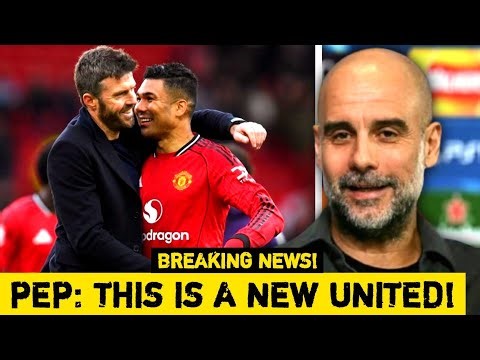 PEP GUARDIOLA STUNNED BY MICHAEL CARRICK TRANSFORMATION AFTER MAN UNITED 3-1 ASTON VILLA! - UTD NEWS