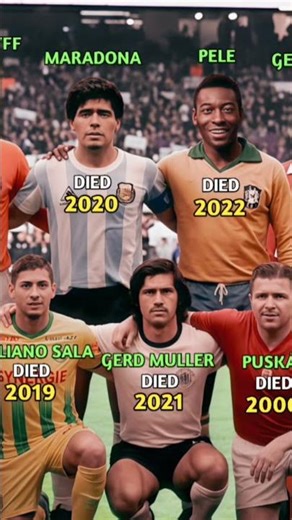 Famous Football Player Who Have Died #brazil #pele #argentina #messi #footballlegends #jota #ronaldo