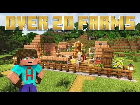 Every Minecraft Farm You Need Fits in ONE CHUNK