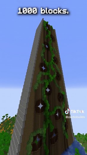 Minecraft Roofing Tutorial: Building Over 1000 Blocks High