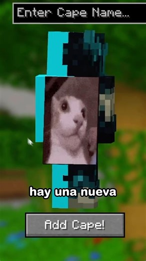 Nueva capa en Minecraft 🌙