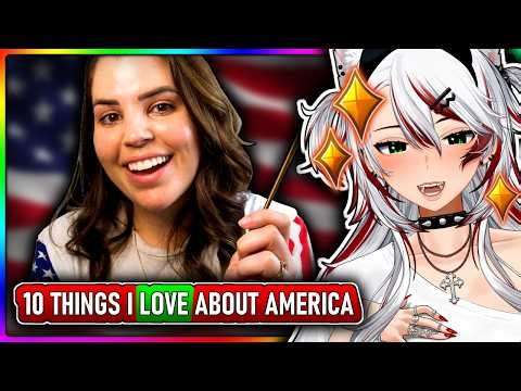EUROPEAN VTUBER Reacts to 10 Things I Love About America (Reaction)