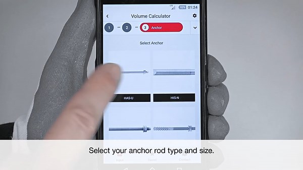 The Hilti Adhesive Anchor Volume Calculator mobile app draws on installation data using all types of Hilti adhesives and anchors – and with multiple sizes of rebar | Hilti