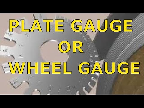 PLATE GAUGE | HOW TO USE A GAUGE WHEEL TO MEASURE WIRE AND SHEET METAL | wire gauge