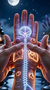 Relieve Insomnia: Hand Reflexology Map #reflexology #asmr #relax #shorts