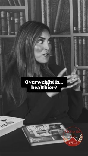 @liveto120podcast on Instagram: "@ilanamuhlsteinrd shares a surprising take: in some cases, being "overweight" might actually be healthier. We’re diving into metabolic health vs. the number on the scale. lana Muhlstein, metabolic health, weight loss myths, BMI vs health, nutrition tips, healthy overweight, body composition, weight loss journey. #MetabolicHealth #WeightLossJourney #HealthMyths #ScaleVictory #BodyComposition"