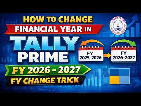 Change Financial Year in Tally Prime Easily 🔄 | Full Tutorial