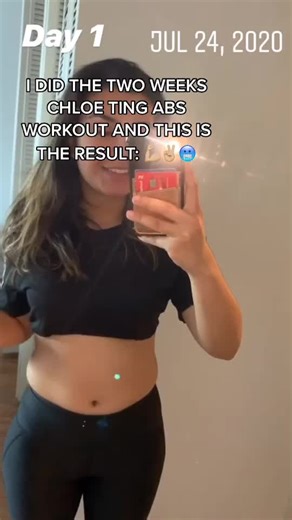Chloe Ting 2 Weeks Results: Abs Transformation Journey