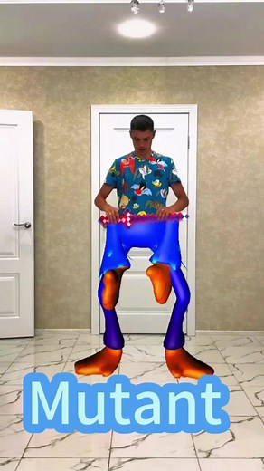 Man transforms into an alien with a magical stick#magician#witchcraft