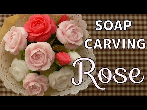 SOAP CARVING| Full Bloom Rose | Tutorial | figure carving |