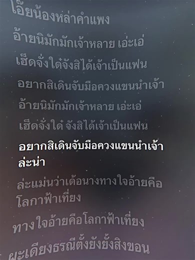 สิหมายเจ้าแต่ผู้เดียว: เนื้อเพลงและความหมาย