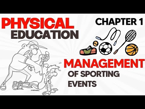 Class 12 Physical Education Chapter 1 | Management Of Sporting Events | Animated Oneshot