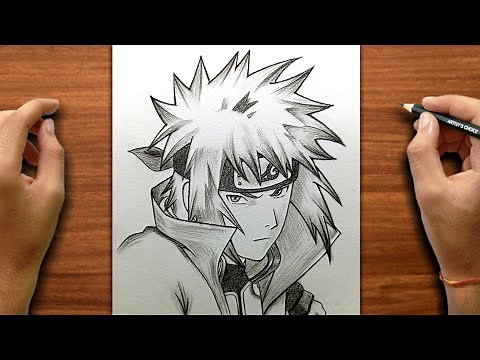 Minato Drawing | How to draw Minato Namikaze | step by step for Beginners