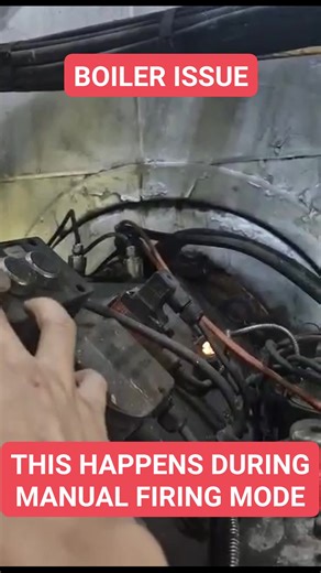 Sir Chief pa advice naman sa boiler problem namin Maker and model: SAACKE SKVJM-14 Problem: Firing in Manual but not in auto in LSMGO We cleaned burner side except the fuel block as it is working in manual mode and there is no issue with the pilot burner Ignition. Please guide us on our check points. Is this PLC or electrical problem? #reelsfypシ #viralreels #SeafarersPH #Seafarer #seamanph #seafarersjob #boiler #marineengineer #chiefyoi | Chief Yoi