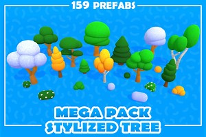 Mega Pack - Stylized Tree | 3D Trees | Unity Asset Store