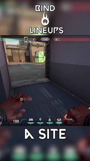 Bind Phoenix Lineups #lineupsvalorant #phoenix #bind #tipsandtrick