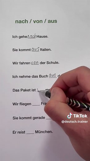 Deutsch lernen: Wege und Richtungen im Alltag