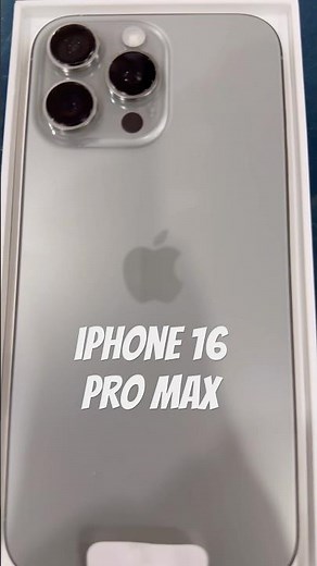 iPhone 16 Pro Max 256GB Natural Titanium – First Look! #iphone16promax #16promax #apple
