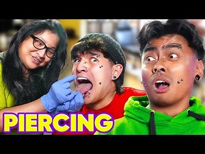 PIERCING VS BESTFRIENDS CHALLENGE!!!