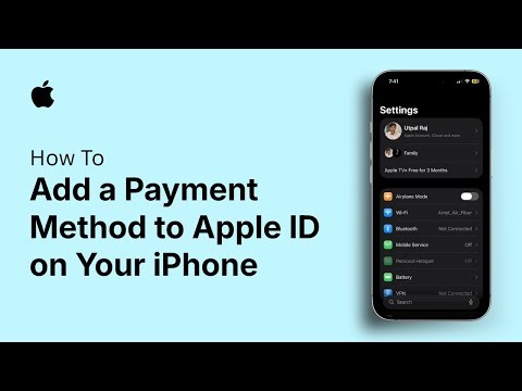 How to Add a Payment Method to Apple ID on Your iPhone