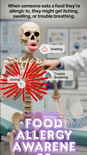 Food Allergy Awareness #youtubeshorts #educational #foodallergy