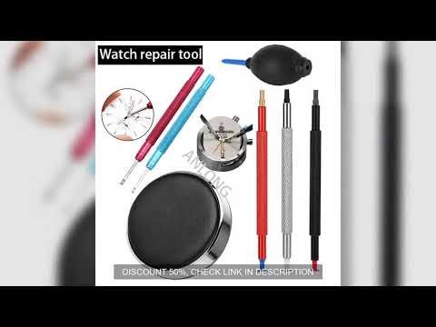 Watch repair kits, rubber blower and dust protection pads, needle pen, cleaning brush, suit, watch r