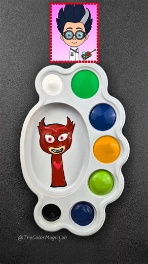 Sprunki OC Color Mixing 🫣 Owlette | PJ Masks 🦉 #sprunki #owlette #pjmasks #colormixing