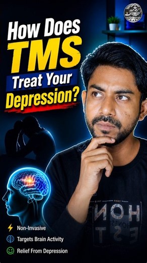 How Does TMS Treat Your Depression? 😱😱 #shorts #youtubeshorts #tms #dipression #machine