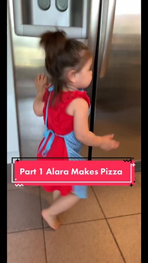 As requested here is part 1 of Alara making pizza. #fyp #toddler #food #tiktokfood #momsoftiktok #chef #littlechef #toddlersoftiktok