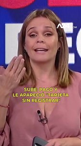 8.5K views · 54 reactions |  SUBE: PAGÓ Y LE APARECIÓ "TARJETA SIN REGISTRAR" Es importante validar los datos que colocaste en la web en la aplicación "SUBE". Todos los detalles con @marianacontartessi. ️ @rolando_gps @solelarghi  Seguí en #AméricaNoticias  Mirá A24 en vivo | A24.com | Facebook