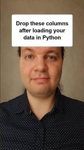 Drop these columns right after loading your data #shorts #python #datacleaning