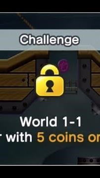 [Super Mario Run]World Star-2 requirement(World 1-1)
