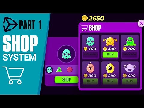 Unity Shopping System, Responsive UI (Part 1)