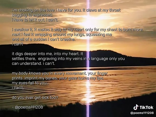 A Poignant Poem on Love and Heartache