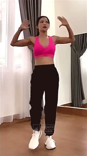Aerobik PEMULA Kecilkan Perut di Rumah Semangat 💪 #singlefitaerobik