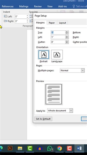 How to Set Default Paper Size to A4 in MS Word