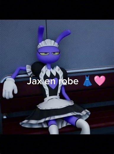 Jax en robe the amazing digital circus