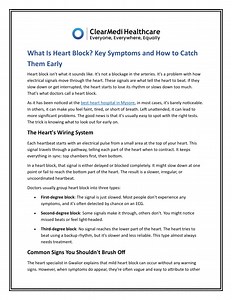 What Is Heart Block Key Symptoms and How to Catch Them Early - SlideServe
