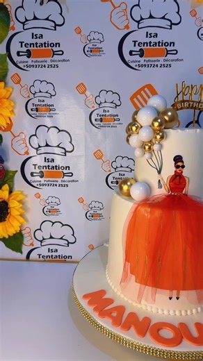 Isa Tentation Pour vos commandes de gâteaux #cakedecorating #passion #pastry #pourtoi #decorationdesign #cake #insight