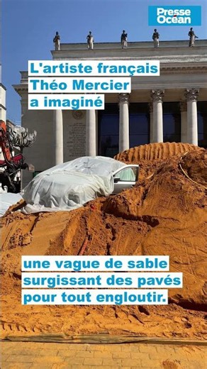 Ce tas de sable en centre-ville va devenir l'une des œuvres du Voyage à Nantes 2026 #shorts