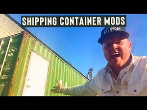 Mobile Welding- Cutting In A Walk Through Door On This Shipping Container