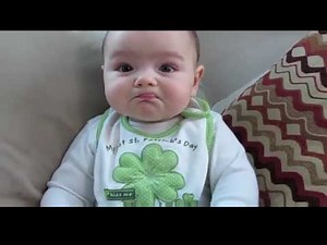 Baby Cries when Daddy says YAY!!! (Sped up!)