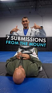 7 submissions from the mount! #jiujitsu #jiujitsutips #martialarts #combatsports #bjj | Matt Arroyo Jiu Jitsu