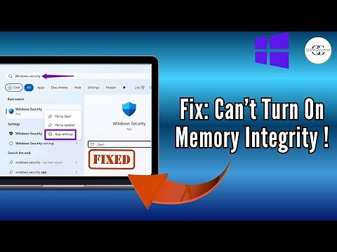 Fix “Memory Integrity Can’t Be Turned On” in Windows 10/11 (2025 Fix)
