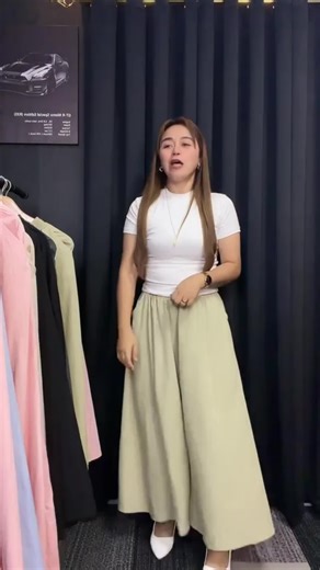 Trendy Plus Size High Waist Wide Leg Squarepants for Women