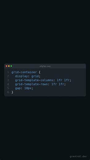 CSS Grid in 30 Sec