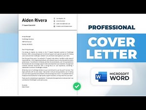 How to Make Cover Letter for Job Application | Free Format in Word