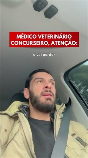 Concurseiro veterinário: